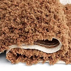 Ryijymatot - Kalymnos Natural Cotton Shaggy (luonnonvalkoinen/okra)