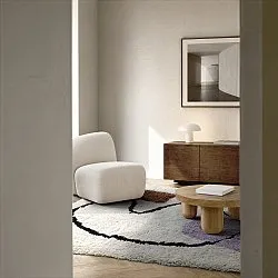 Ryijymatot - Naousa Natural Cotton Shaggy (multi)