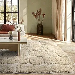 Ryijymatot - Otranto Natural Cotton Shaggy (luonnonvalkoinen)