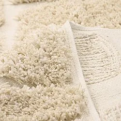 Ryijymatot - Otranto Natural Cotton Shaggy (luonnonvalkoinen)