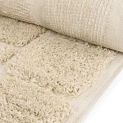Ryijymatot - Otranto Natural Cotton Shaggy (luonnonvalkoinen)