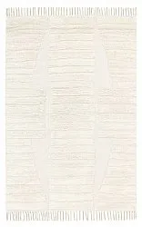 Ryijymatot - Rani Natural Cotton Shaggy (luonnonvalkoinen)