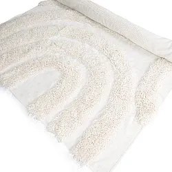 Ryijymatot - Sivota Natural Cotton Shaggy (luonnonvalkoinen)