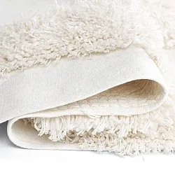 Ryijymatot - Sivota Natural Cotton Shaggy (luonnonvalkoinen)
