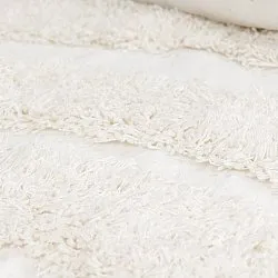 Ryijymatot - Sivota Natural Cotton Shaggy (luonnonvalkoinen)