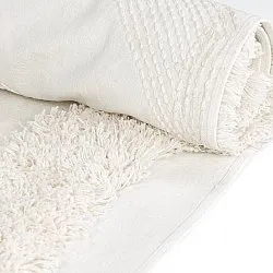 Ryijymatot - Sivota Natural Cotton Shaggy (luonnonvalkoinen)