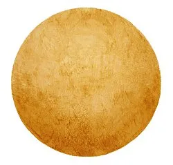 Pyöreä matot - Aranga Super Soft Fur (ochre)