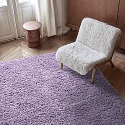 Ryijymatot - Combarro Solid Cotton Shaggy (vaalea violetti)