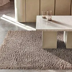 Ryijymatot - Combarro Solid Cotton Shaggy (taupe)