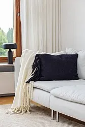 Tyynynpäällinen villasekoite - Samantha (musta)