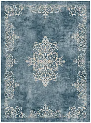 Wilton-matto - Santi (sininen/beige)