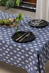 Pöytäliina puuvillaa Sari (sininen)