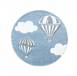 Lastenmatto - Bueno Hot Air Balloon Pyöreä (sininen)