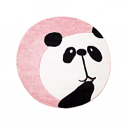Lastenmatto - Bueno Panda Pyöreä (vaaleanpunainen)