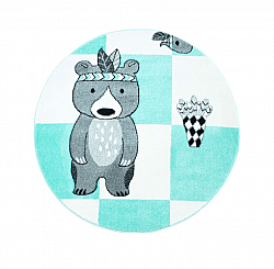 Lastenmatto - Bueno Indian Bear (turkoosi)