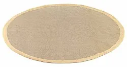 Pyöreä matot (sisal) - Agave (kevyt taupe)