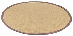 Pyöreä matot (sisal) - Agave (luonnonruskea)