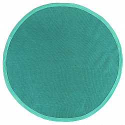 Pyöreä matot (sisal) - Agave (smaragdin vihreä)
