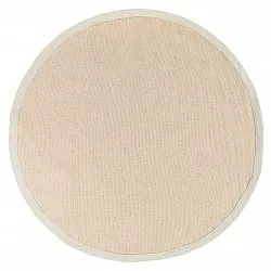 Pyöreä matot (sisal) - Agave (beige/harmaa)