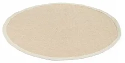 Pyöreä matot (sisal) - Agave (beige/harmaa)