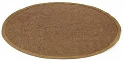 Pyöreä matot (sisal) - Agave (ruskea)