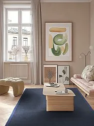 Sisal-matto - Agave (tummansininen)