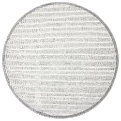 Pyöreä matot - Indoor/Outdoor Kendall (cream/harmaa)