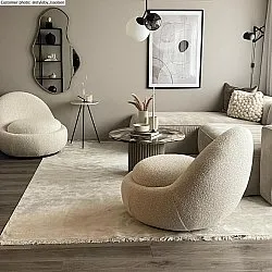 Wilton-matto - Art Silk (vaaleanharmaa/beige)