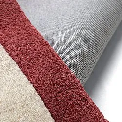 Villamatto - Agra Hand Tufted Wool Premium (kerma/punainen)