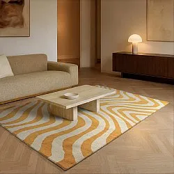 Villamatto - Aiz Hand Tufted Wool Premium (keltainen)