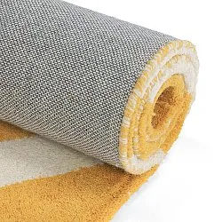 Villamatto - Aiz Hand Tufted Wool Premium (keltainen)