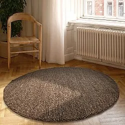 Pyöreät matot - Avafors Wool Bubble (ruskea/beige)