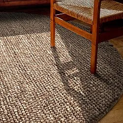 Pyöreät matot - Avafors Wool Bubble (ruskea/beige)