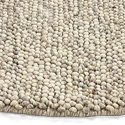 Pyöreät matot - Avafors Wool Bubble (harmaa/beige)