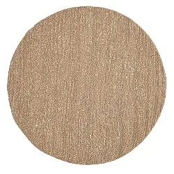 Pyöreät matot - Avafors Wool Bubble (vaaleanruskea/valkoinen)