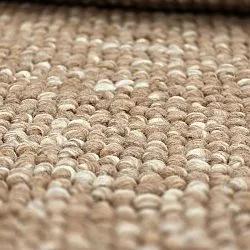 Pyöreät matot - Avafors Wool Bubble (vaaleanruskea/valkoinen)