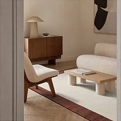 Villamatto - Gaya Hand Tufted Wool Premium (kerma/ruskea)