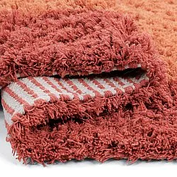 Villamatto - Khenifra Handknot Wool Premium (oranssi/punainen)
