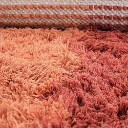 Villamatto - Khenifra Handknot Wool Premium (oranssi/punainen)