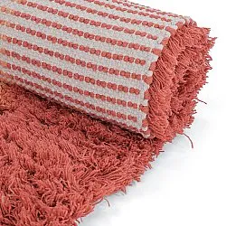 Villamatto - Khenifra Handknot Wool Premium (oranssi/punainen)