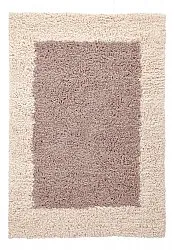 Villamatto - Khenifra Handknot Wool Premium (taupe/kermanvärinen)