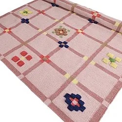 Villamatto - Lausanne Flatweave Tufted Premium (vaaleanpunainen)
