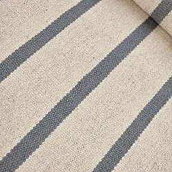 Villamatto - Luton (faded denim/valkoinen)