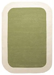 Villamatto - Puri Hand Tufted Wool Premium (vihreä/kermanvärinen)