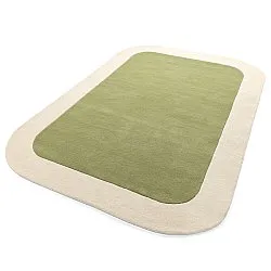 Villamatto - Puri Hand Tufted Wool Premium (vihreä/kermanvärinen)