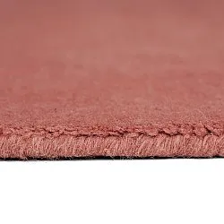 Villamatto - Rozel Handloom Wool Premium (himmeänpunainen)