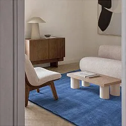 Villamatto - Rozel Handloom Wool Premium (tummansininen)