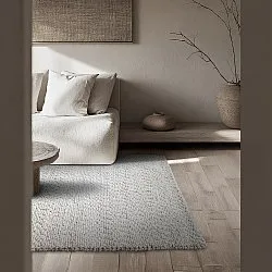Villamatto - Sala Irregular Wool Bubble (vaaleanharmaa melange)