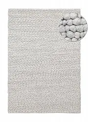 Villamatto - Sala Irregular Wool Bubble (vaaleanharmaa melange)
