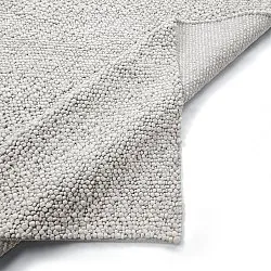 Villamatto - Sala Irregular Wool Bubble (vaaleanharmaa melange)
